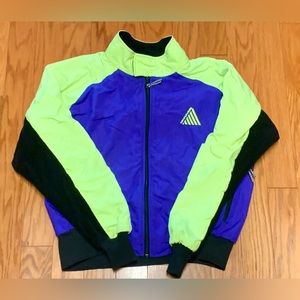 1990 Vintage Poly Fleece Fabric CANNONDALE Mountain Biking Athletic Jacket